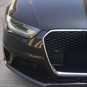 High Quality PNB New ABS Chrome Frame Black <b>Mesh</b> Honeycomb <b>Grill</b> <b>for</b> Audi A4/S4 B8.5 RS4 Refit 2013-2016 3-Month Warranty - Product Image 5