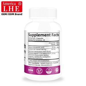 Probióticos y Prebióticos de Arándano al por Mayor, Fabricante de Probióticos y Prebióticos para la Salud Digestiva y Urinaria, 60 Cápsulas de Probióticos y Prebióticos de Arándano - Product Image 5