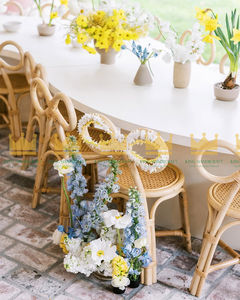 Silla Infantil de Ratán Hecha a Mano, Moderna y Segura, para Fiestas de Cumpleaños, Eventos en Sala de Estar, Muebles Infantiles de Mimbre Natural - Product Image 6