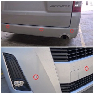 Le tableau de bord de surveillance tout-en-un affiche huit capteurs de stationnement à ultrasons, adapté à la Toyota Hiace. - Product Image 3