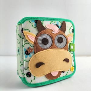 Nuovo <span class=keywords><strong>Libro</strong></span> Sensoriale Fatto a Mano 'Il <span class=keywords><strong>Mio</strong></span> Primo <span class=keywords><strong>Libro</strong></span> delle Attività' per Bambini - Regalo per Maschi e Femmine - Product Image 1