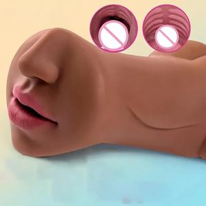 Godemiché double tête 3-en-1 Gen 6 avec design dentaire, 7,95 pouces, jouet sexuel masculin réaliste, ensemble personnalisé avec poche à lubrifiant - Product Image 2