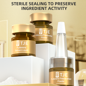 Fullerene bubuk liofilisasi pembersih wajah, Anti Penuaan perawatan kulit mengencangkan warna pori mengurangi garis halus mengurangi Pelembab - Product Image 4