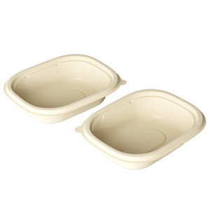 Custom Logo disposable plates paper plates eco friendly products tableware dinnerware Cornstarch Food <b>Containers</b> no BPA - Product Image 1