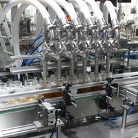 Machine de remplissage automatique haute vitesse pour divers produits (mayonnaise, beurre de cacahuète) avec pompe à lobes et fonction de remplissage de particules