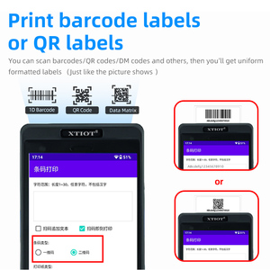 Xt8980b xtiot điện thoại di động Android <span class=keywords><strong>PDA</strong></span> Máy quét mã vạch và máy in cho hàng tồn kho - Product Image 4