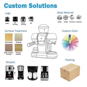 เครื่องชงกาแฟดิจิตอลหน้าจอ LED กึ่งอัตโนมัติ, เครื่องชงกาแฟเอสเพรสโซ19บาร์แรงดัน RV กลางแจ้งโรงแรม - Product Image 6