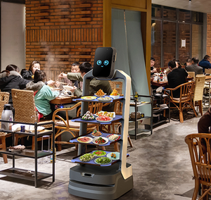 <span class=keywords><strong>Robot</strong></span> de service pour restaurants, cafés, hôtels et commerces : livraison de plats, récupération et recyclage des vaisselles - Product Image 2