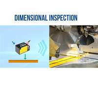 Sensor de Medición Láser Industrial KJT de Alta Estabilidad, Sensor de Desplazamiento Láser Compacto de 400 mm con Salida Analógica NPN/PNP RS485