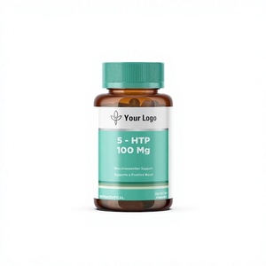 Exportador Mundial de Suplementos Herbales de Excelente Calidad, Cápsulas de 5-HTP de 100 mg, Antioxidante a Bajo Precio, Gran Venta - Product Image 1