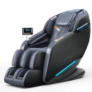 Chaise de massage de luxe moderne portable pliable Shiatsu corps entier zéro gravité capsule spatiale avec massage par airbag du cou en ABS+PU - Product Image 4