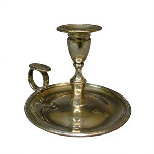 Unique Metal Chamber Stick Holder With Round Shape And Handle <b>For</b> Home <b>Christmas</b> Event Tableware Lighting Decoration - Product Image 1