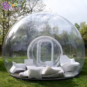 Nhà Máy Outlet 6x4x3MH bơm hơi khổng lồ bong bóng Dome lều với đèn LED trang trí Inflatable LềU Nhà cho quảng cáo