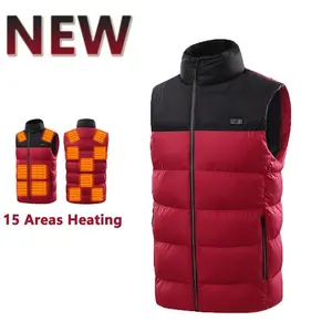 冬季服装电池供电滑雪热服装时尚男士防水热夹克