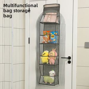Organizador de Ropa Colgante de 5 Capas para Puerta, Bolsa de Almacenamiento de Tela para Juguetes y Ropa Interior del Hogar - Product Image 3