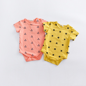 Nueva Colección de Ropa Infantil al por Mayor, Diseños Sencillos de Vestidos, Ropa de Bebé de Algodón Pima, Mamelucos - Product Image 2