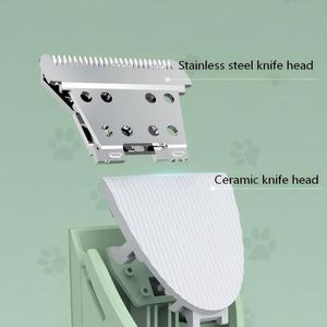 Kit de toilettage pour animaux de compagnie professionnel 4 en 1, électrique, sûr, en acier inoxydable et en plastique, tondeuses et coupe-griffes pour poils épais et emmêlés - Product Image 2