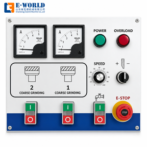 เครื่องเจียรและขัดกระจกแบบ CE ISO 9 มอเตอร์ 45-90 องศา สำหรับกระจกเงาและกระจกแบน - Product Image 3