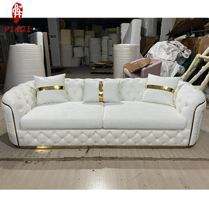 Set di Divani per Soggiorno Personalizzato da Produttore Professionale, Divani da Salotto in Velluto, Arredamento per Casa e <span class=keywords><strong>Hotel</strong></span> - Product Image 3