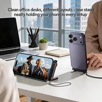 Nuevo Adaptador USB-C de 240W con Soporte Plegable Invisible, Convertidor de Macho a Hembra para Viajes, Oficina, Auto, Juegos
