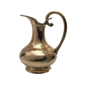 Pichet à eau de style traditionnel Pichet à eau froide en métal poli brillant de restaurant Pichet à eau de grande capacité - Product Image 1