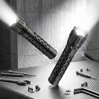 Lampe torche de camping haute luminosité, étanche IP65, 1000 lumens, antichoc, LED, en alliage d'aluminium, lampe torche tactique pour l'extérieur