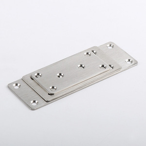 JINNATE Stainless Steel Connecting Plates 300 Series Polished With Holes For Panel Connection - Product Image 2