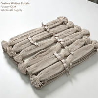 Service OEM Usine Textile : Rideaux de Bus Pliants Coaster & Golden Dragon, Sélection de Tissus Personnalisés et Broderie, Approvisionnement en Gros