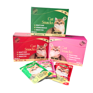 Wimow Emballage personnalisé <span class=keywords><strong>pour</strong></span> aliments humides <span class=keywords><strong>pour</strong></span> chats, haute teneur en protéines, au saumon/poulet/thon, en sachet rétractable <span class=keywords><strong>stérilisé</strong></span> à la chaleur 85g, <span class=keywords><strong>pour</strong></span> toutes les phases de vie - Product Image 2