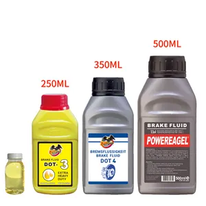 brake fluid 250ml Plastic bottle/Iron Can Heavy Duty hydraulic brake fluid dot3 and dot4 Car Brake Fluid