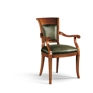 Sedia da tavolo imbottita in tessuto ARCA con schienale e seduta per soggiorno - Product Image 1