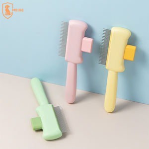 Peine Autolimpiante para Mascotas, Perros y Gatos, para Eliminar Pulgas, Garrapatas, <span class=keywords><strong>Caspa</strong></span> y Enredos, Herramienta de Aseo para Perros y Gatos - Product Image 1