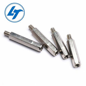 Pernos hexagonales <span class=keywords><strong>de</strong></span> acero <span class=keywords><strong>de</strong></span> grado industrial con rosca UNC, tamaño M2-M8, pernos <span class=keywords><strong>de</strong></span> aislamiento con tuerca extendida - Product Image 1