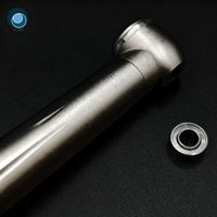 Roulement dentaire haute vitesse SR144TLZNW à rangée unique, précision P4, cage en céramique PAI, lubrifié à la graisse, 3.175x6.35x2.78mm, 450000 tr/min, ZZ