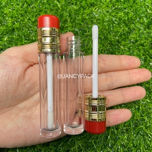 JANCY, rosa, rojo, transparente, en forma de lápiz, 3,5 ml, envases de brillo de labios, contenedor de esmalte de labios personalizado, etiquetas bonitas, tubos de brillo de labios para niños - Product Image 2
