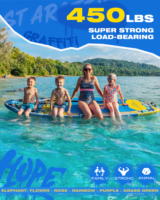 Planche de paddle gonflable nouvelle série Daska en matériau Drop Stitch, capacité 450 lb, pour jeux aquatiques et surf – Approvisionnement direct usine