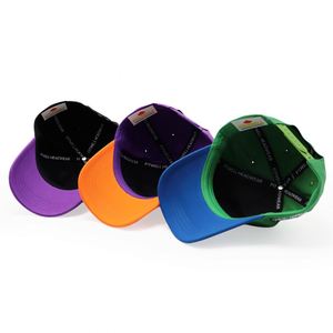 Casquette de golf unisexe bicolore en coton de haute qualité, casquette de baseball décontractée pour le sport avec logo personnalisé et broderie appliquée - Product Image 6