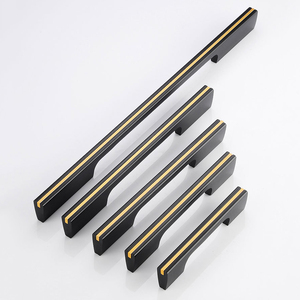 Maniglie in <span class=keywords><strong>Alluminio</strong></span> di Lusso per Armadi e Finestre, Maniglie Nascoste per Cassetti, Vendita all'Ingrosso - Product Image 1