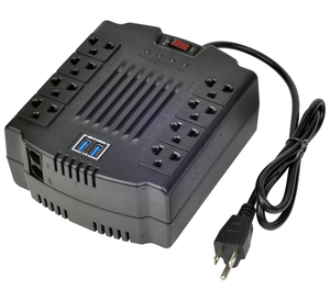 Nhà máy trực tiếp AVR điện ổn định tự động điện áp thường xuyên chúng tôi 8 cửa hàng 300W 4avr + 4 tăng 1m dây đồng bảo vệ điện áp - Product Image 3