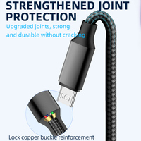 Câble de charge rapide USB Type C 3A PD 20W, synchronisation des données, nylon tressé, 1M 2M 100W, charge sans fil durable pour téléphone portable