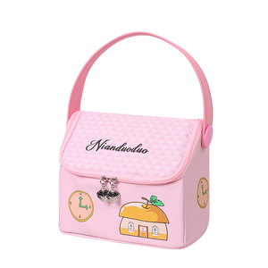 Trousse de maquillage Nianduoduo en forme de maison, portable, étanche, avec poignée souple, pour le rangement à domicile - Product Image 5