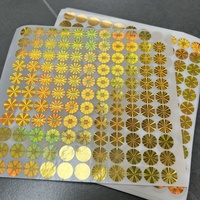Autocollants de sécurité holographiques personnalisés anti-contrefaçon, effet irisé, étiquettes holographiques pour la protection de la marque