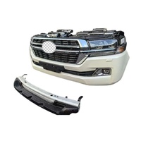 Pour Toyota Land Cruiser LC200 VXR d'occasion : Ensemble de pare-chocs avant avec phares, calandre et barre de renforcement