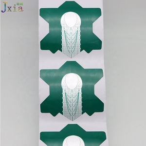 Personalizado verde doble fuerte papel grueso <span class=keywords><strong>uñas</strong></span> acrílico esculpir <span class=keywords><strong>Kit</strong></span> constructor Gel doble papel de aluminio formas de <span class=keywords><strong>uñas</strong></span> - Product Image 5