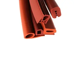 Tira de sellado de goma de silicona personalizada Perfil de goma de PVC extruido para venta al por mayor