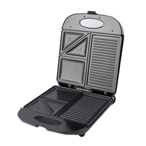 Machine à petit-déjeuner multifonction 3 en 1 110V 220V, gaufrier électrique, appareil à sandwichs aux œufs, grill panini - Product Image 5