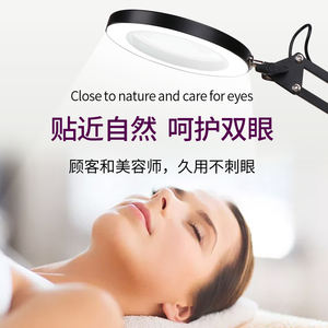 Lampe de bureau LED à bras long avec <span class=keywords><strong>loupe</strong></span>, lumière blanc chaud, intensité réglable, IRC élevé 85 pour la protection des yeux en <span class=keywords><strong>atelier</strong></span> - Product Image 4