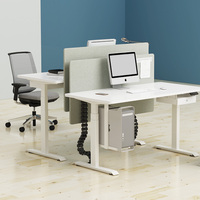 Bureau électrique réglable en hauteur Bureau moderne Table à café en bois unique de luxe nordique pour la maison