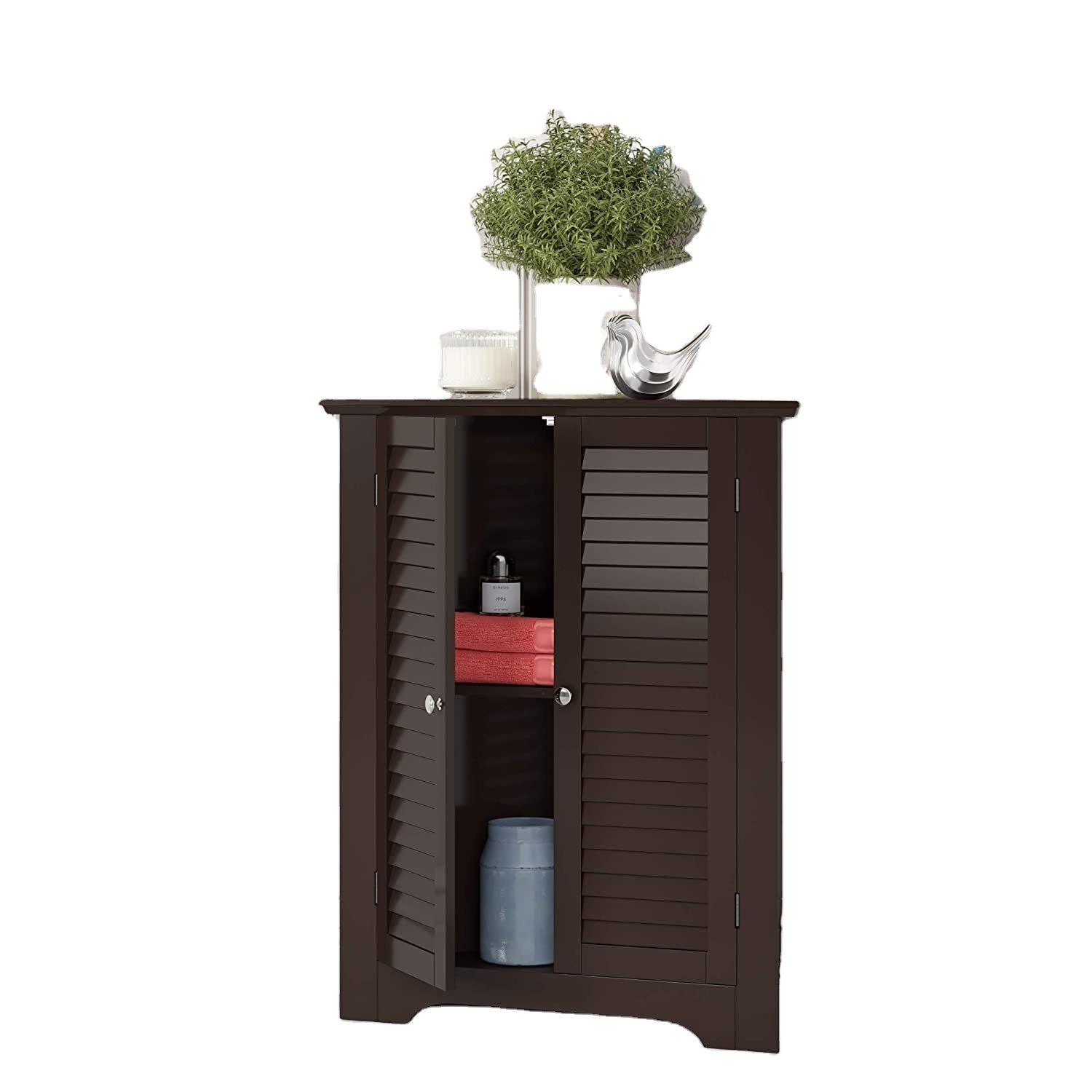 Деревянный стеллаж для обуви из МДФ Combohome, угловой шкаф, отдельно стоящий шкаф для ванной комнаты, напольный шкаф, отдельно стоящий шкаф с Одним Выдвижным Ящиком