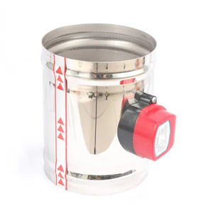 Serranda motorizzata in acciaio inox Acarps Modello 2W per condotti, struttura cilindrica 51mm-200mm, attuatore elettrico, valvola dell'aria, 1 anno di garanzia - Product Image 5